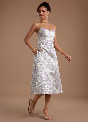 Scottie Silver Lilac Midi Dress image1