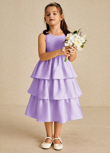 Purple Flower Girl Dresses Azazie CA