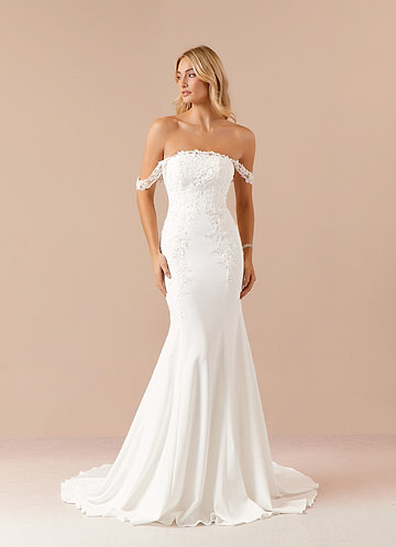 Spaghetti Straps Trumpet/Mermaid Lace Bridal Gonws Backless Wedding  Dress,MW500