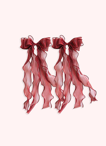 front Fluttering Streamer Hair Clip