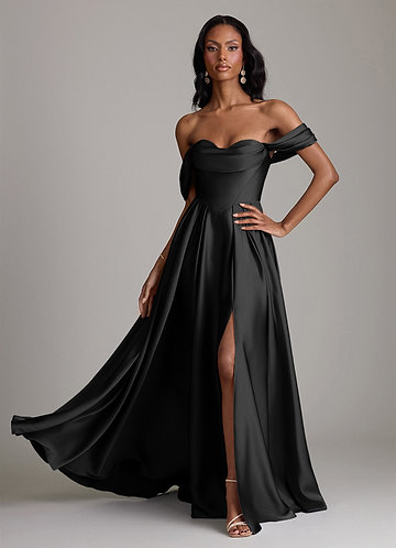 black bridesmaid dress sweetheart neckline Dresses Strapless dress
