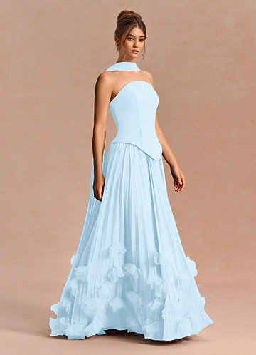 Noeline Light Blue Maxi Dress image1