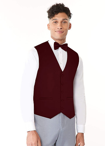 front Stretch Satin Vest