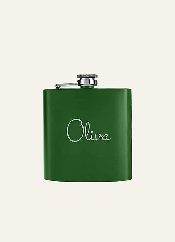front Personalized Flasks For Bridesmaid Gifts