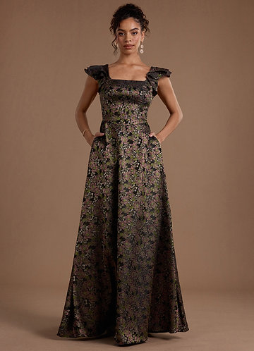 Dalia Moody Floral Maxi Dress image1