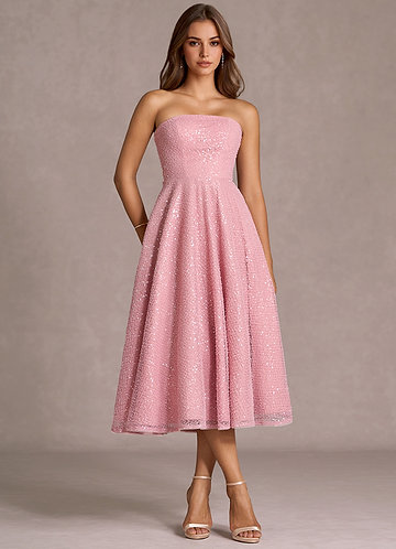 vestido Maxi Rosa Chá Janelle image1