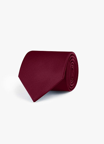 front Cravatta larga in raso elasticizzato