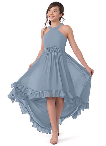 Dusty Blue Junior Bridesmaid Dresses ...