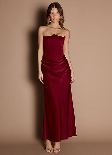 Trinity Merlot Maxi Dress image1