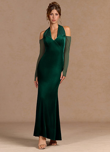 Verelith Hunter Green Maxi Dress image1