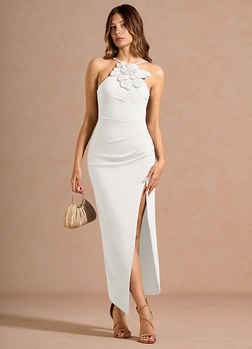 Elthine White Maxi Dress image1