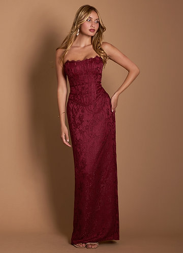 Koryn Dark Raspberry Two Piece Dress image1
