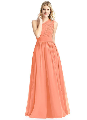 sunset color bridesmaid dresses