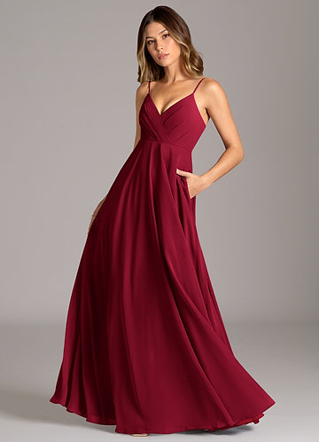 silk copper dress Esther Maxi Dress main image 1