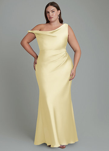 Lemon Sorbet Plus Size Bridesmaid Dresses