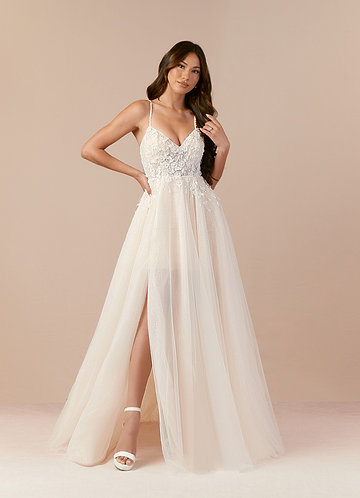 Sweep Train Wedding Dress Sweep Train Bridal Gowns Azazie