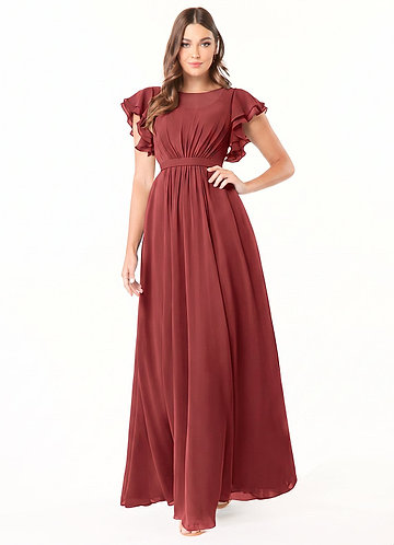 modest red bridesmaid dresses rose red bridesmaid dresses