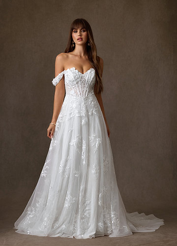 Azazie Florentina Wedding Dress front