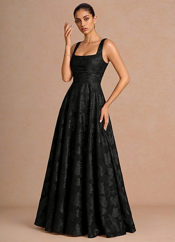 Azaria Black Maxi Dress image1