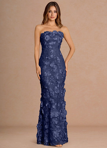 Della Dark Navy Maxi Dress image1