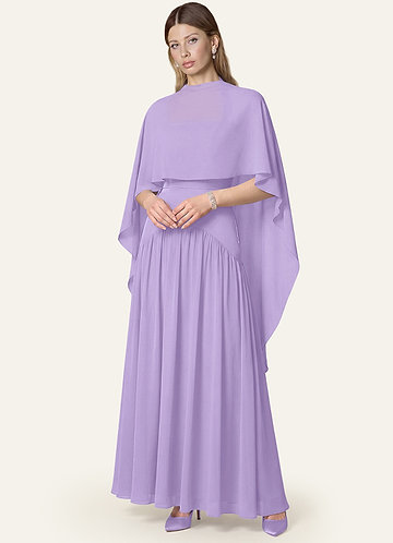 Azazie Zeya Lilac Chiffon Bridesmaid Dresses | Azazie CA