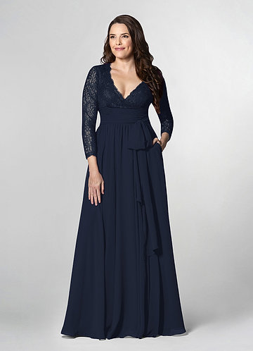 Dark Navy Mother Of The Bride Dresses | Azazie