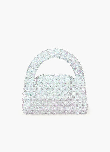 front Borsa con perline acriliche