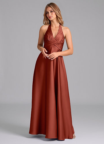 Halter Neck Plus Size Bridesmaid Dresses | Azazie Halter Neck Plus Size Bridesmaid Dresses | Azazie