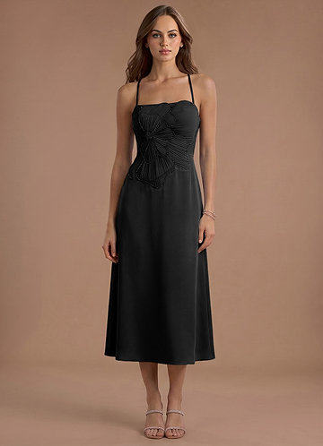 Eri Black Midi Dress image1