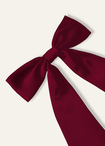 front Yhteensopivan Värinen Joustava Satiinirusetti Hiuspinni