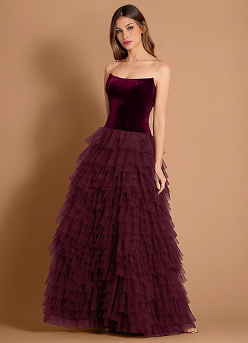Beatrice Wine Maxi Dress image1