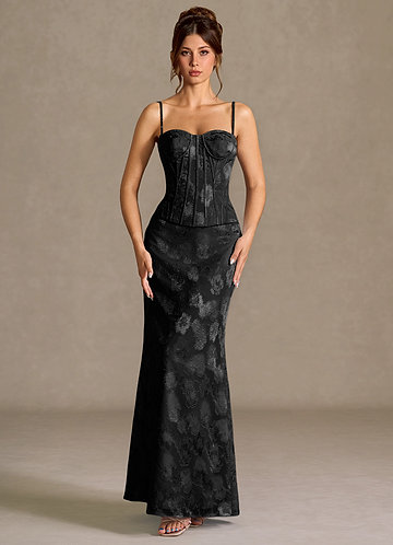 Alyssa Black Corset Two-Piece Dress image1