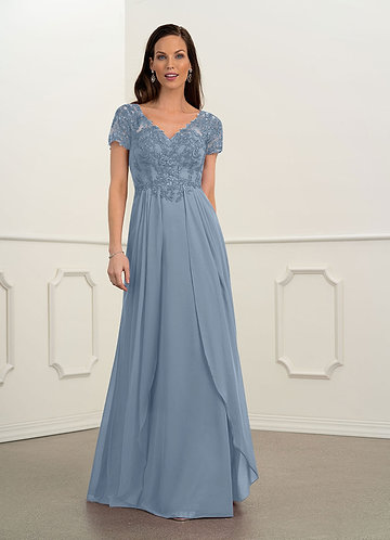 mother of the bride dresses blue