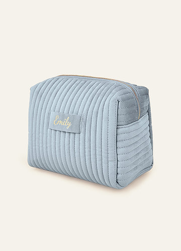 front Bolsa de maquillaje con nombre personalizado