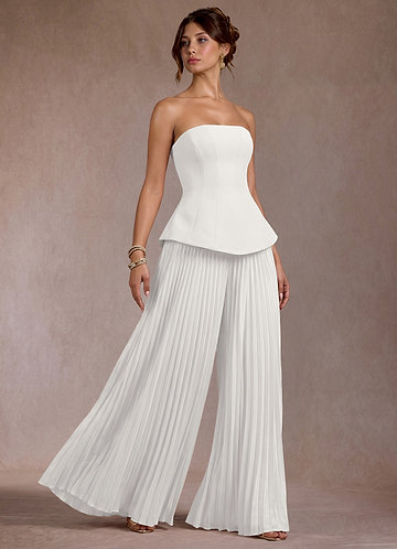 Coraline White Bandeau Jumpsuit image1