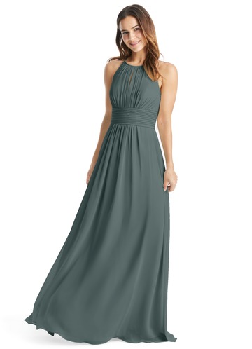 pewter bridesmaid dresses