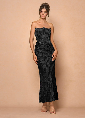 Ezrena Black Maxi Dress image1
