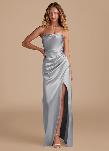 cocktail trapeze dress THAT VA VA VOOM LONG SLEEVE SHEER Select Shoes Size:41 Chiffon Silhouette IWSP26D2-BLK mpn Lavetir Bridesmaid Dresses Brown