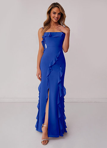 Royal Blue Maid of Honor Dresses