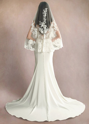 front Charity Lace Hip Veil