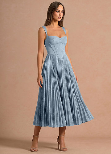Kireth Powder Blue Midi Dress image1