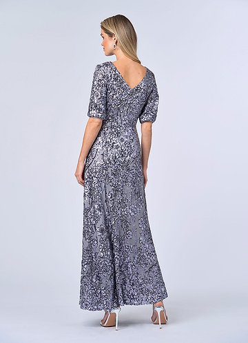 back_UpStudio Sequin Floral Lace Gown