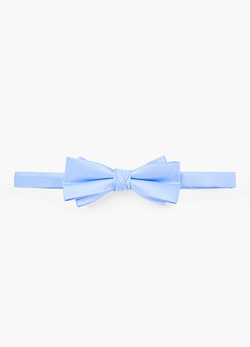 front Solid Jacquard Textured Bow Tie