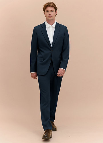 navy blue suit with pink dress US2 / As Picture – SELINADRESS main image 0