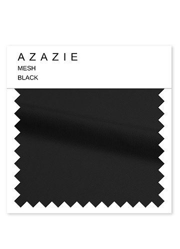 front Azazie Mesh Swatch Svart