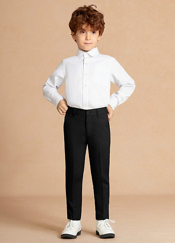 front Theo Black Boy Pants