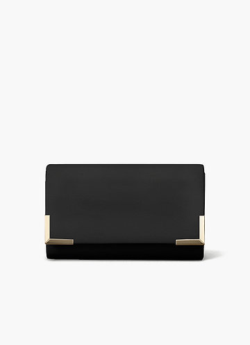 front Bolso tipo sobre con adornos de metal de Pu