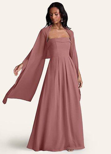 azazie desert rose bridesmaid dress Sample Desert Rose Brooke Satin Dress