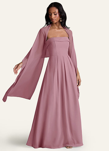 Azazie Norah Vintage Mauve Chiffon Bridesmaid Dresses | Azazie Azazie Norah Vintage Mauve Chiffon Bridesmaid Dresses | Azazie