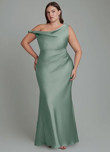 Silver Sage Plus Size Bridesmaid Dresses